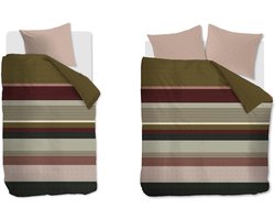 Beddinghouse Audrey dekbedovertrek - Tweepersoons - 200x200/220 - Groen