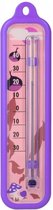 thermometer junior 17,5 x 4,1 cm paars/wit