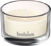 geurkaars True Scents Vanille 8 cm glas/wax bruin