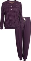 Medaillon Dames Pyjama Paars MEPYD2102B - Maten: 3XL