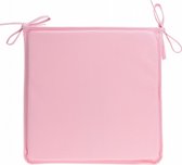 tuinkussen 40 x 40 x 2,5 cm polyester roze