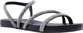 BiBi Lou Platte Dames Sandalen - Zwart - Maat 40