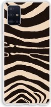 Case Company® - Samsung Galaxy A51 4G hoesje - Arizona Zebra - Soft Cover Telefoonhoesje - Bescherming aan alle Kanten en Schermrand