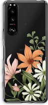 Case Company® - Sony Xperia 5 III hoesje - Floral bouquet - Soft Cover Telefoonhoesje - Bescherming aan alle Kanten en Schermrand