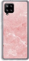 Case Company® - Samsung Galaxy A42 5G hoesje - Roze marmer - Soft Cover Telefoonhoesje - Bescherming aan alle Kanten en Schermrand