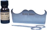 scheerset Beard Buddy Grooming heren RVS zilver