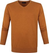 Suitable - Respect Vini Pullover V-Hals Brons - XXL - Modern-fit