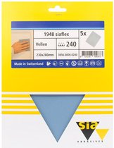 Sia siaflex schuurpapier handvellen P240 - 230 x 280 mm. (5 vellen)