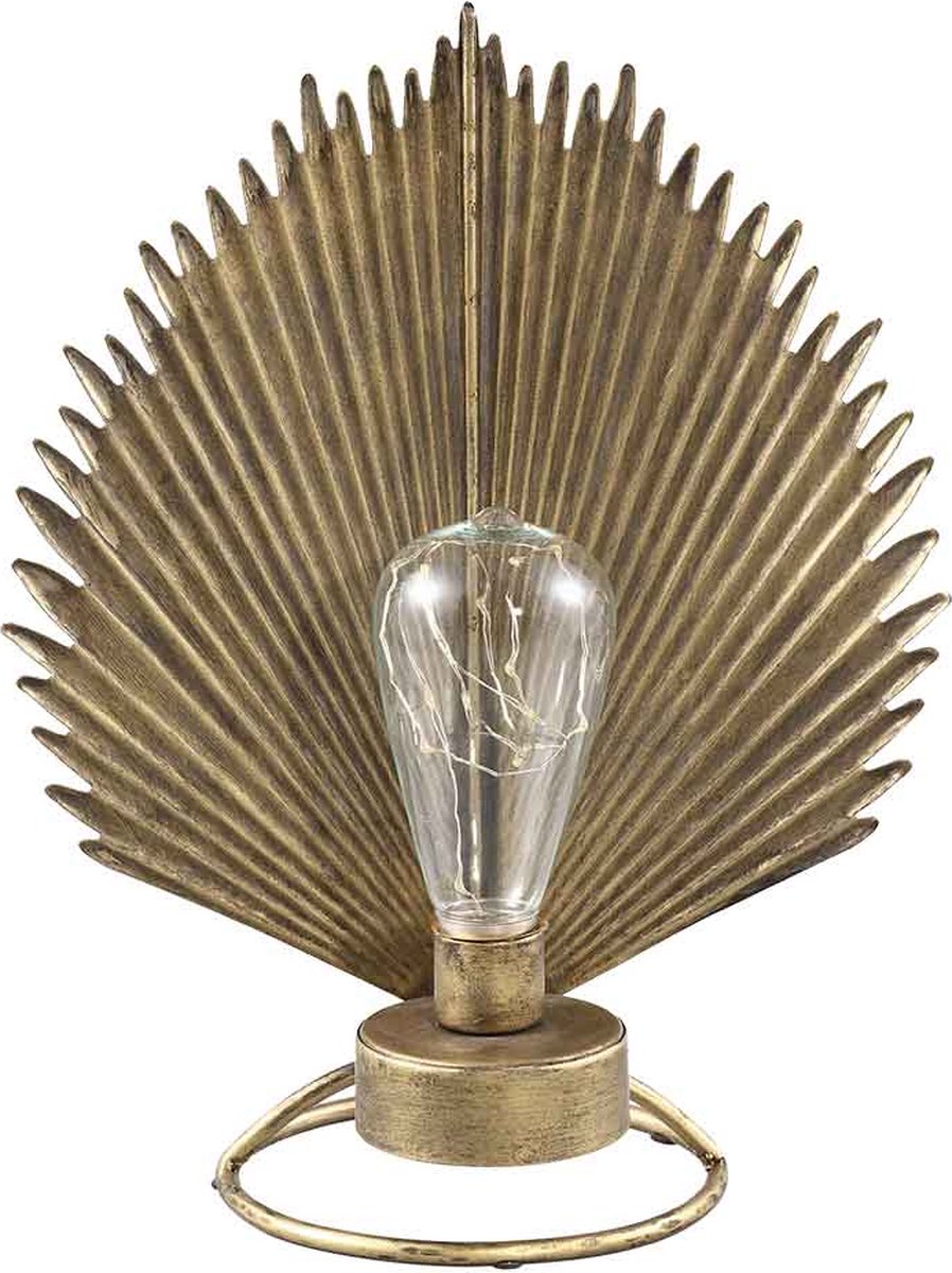 PTMD Regan Gold metalen LED lamp blad patroon