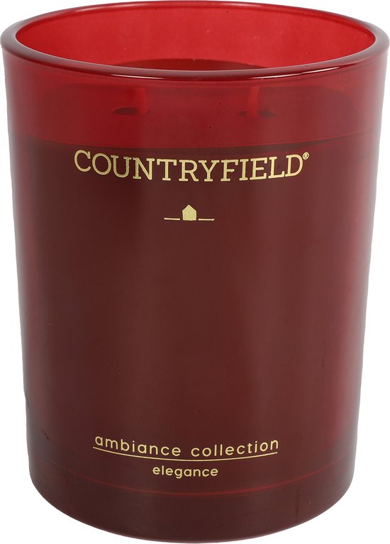 Countryfield - Elegance Geurkaars rood 13cm