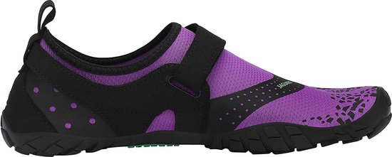 Waterschoenen Aquaschoenen Pool Waterschoenen - Maat 40 - Zwart/Violet Antislip - Schoenen voor Zwembaden en Strand - Volwassenen en Kinderen - beschermt tegen grof zand scherpe stenen en dieren onder water Lichtblauw Unisex