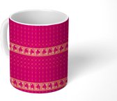 Mok - Koffiemok - Olifant - Design - Roze - Mokken - 350 ML - Beker - Koffiemokken - Theemok