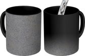 Magische Mok - Foto op Warmte Mokken - Beton print - Oud - Patronen - Magic Mok - Beker - 350 ML - Uitdeelcadeautjes