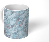 Mok - Luxe - Marmer print - Patronen - Steen - Mokken - 350 ML - Beker - Uitdeelcadeautjes