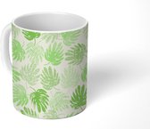 Mok - Koffiemok - Patronen - Jungle - Monstera - Mokken - 350 ML - Beker - Koffiemokken - Theemok