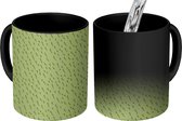 Magische Mok - Foto op Warmte Mokken - Groen - Jungle - Design - Magic Mok - Beker - 350 ML - Uitdeelcadeautjes