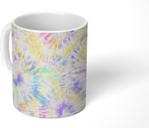 Mok - Zomer - Patronen - Regenboog - Tie dye - Mokken - 350 ML - Beker - Uitdeelcadeautjes