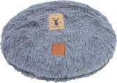 Boony 'Est 1941' ligkussen rond badger grey, Ø 45 cm.