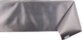Raved nieuwjaar Tafelzeil - Metallic Grijs  140 cm x  500 cm - PVC - Afwasbaar