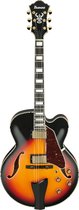 Elektrische gitaar Ibanez AF95BS Brown Sunburst