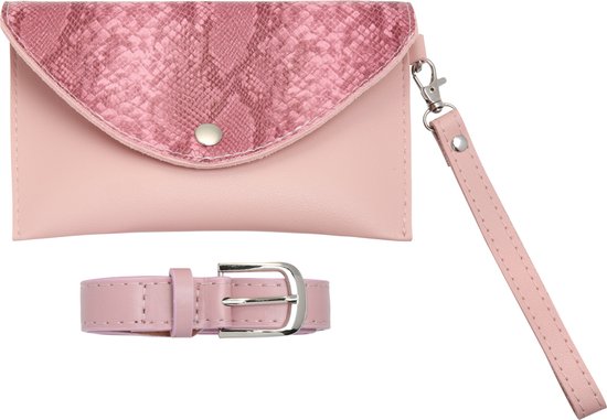 LaGloss® Klein Modisch Heup Tasje - Zebra Zwart Wit