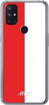 6F hoesje - geschikt voor OnePlus Nord N10 5G -  Transparant TPU Case - Feyenoord #ffffff