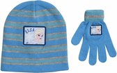 winterset Frozen junior acryl blauw/donkerblauw 2-delig