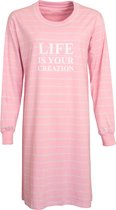 Irresistible Dames Nachthemd Roze IRNGD2102A - Maten: XL