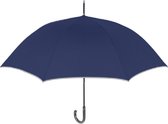 golfparaplu reflecterend 120 cm microfiber blauw