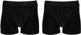 boxershorts heren biokatoen zwart 2 stuks maat XXL