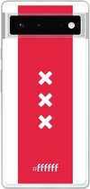 6F hoesje - geschikt voor Google Pixel 6 -  Transparant TPU Case - AFC Ajax Amsterdam1 #ffffff