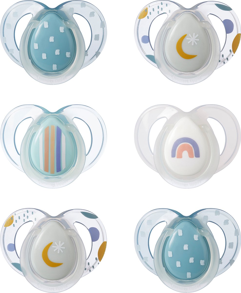 Pack de 2 sucettes Fun style 18-36 mois Bleu - Tommee Tippee