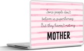Laptop sticker - 17.3 inch - Mama - Superheld - Voor haar - Spreuken - 40x30cm - Laptopstickers - Laptop skin - Cover