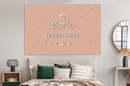 Toile Peinture Citations - Petits Princes - Proverbes - Enfants - Kids - Bébé - Meiden - 150x100 cm - Décoration murale