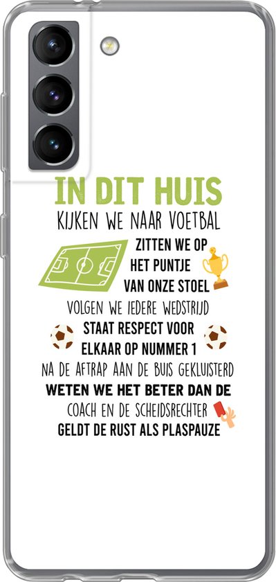 Coque Samsung Galaxy S21 - Sort - Voetbal - Sport - Coque de téléphone en Siliconen