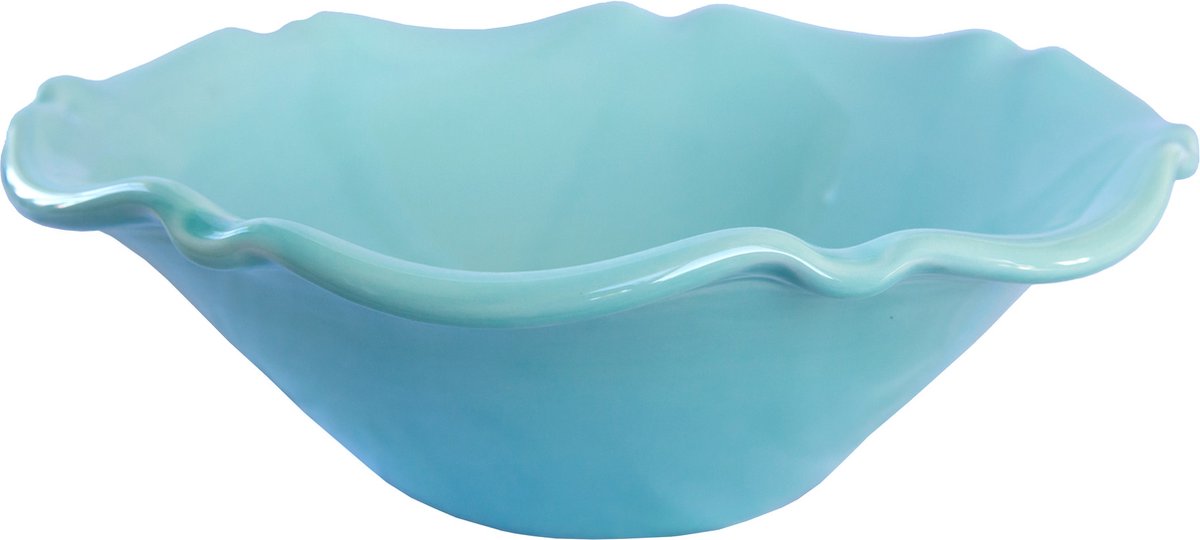 Gerbera Provence kom - 17x7 - ocean - gekleurde schaal - kommen - keramiek - 2 stuks
