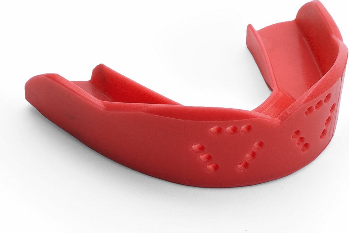 Sisu - 3D - Bitje - Mondbeschermer / Gebitsbeschermer / Mouthguard - One Size - Rood - Premium Bescherming voor Contactsporten