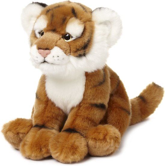 WNF pluche tijger knuffel zittend 23 cm | bol.com