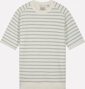 T-shirt Ronde Hals Streep Off White (211440 - 102)