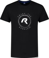 Rogelli Graphic T-Shirt Sportshirt - Korte Mouwen - Heren - Zwart - Maat 2XL