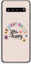 Case Company® - Samsung Galaxy S10 5G hoesje - Happy days - Soft Cover Telefoonhoesje - Bescherming aan alle Kanten en Schermrand