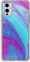 Case Company® - OnePlus 9 hoesje - Zweverige regenboog - Soft Cover Telefoonhoesje - Bescherming aan alle Kanten en Schermrand