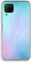 Case Company® - Huawei P40 Lite hoesje - Mist pastel - Soft Cover Telefoonhoesje - Bescherming aan alle Kanten en Schermrand