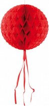 honeycomb bol 30 cm papier rood