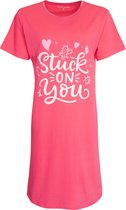 Temptation Dames Bigshirt Roze TPNGD1125A - Maten: S