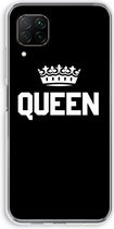 Case Company® - Huawei P40 Lite hoesje - Queen zwart - Soft Cover Telefoonhoesje - Bescherming aan alle Kanten en Schermrand