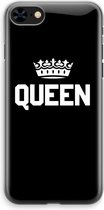 Case Company® - iPhone 8 hoesje - Queen zwart - Soft Cover Telefoonhoesje - Bescherming aan alle Kanten en Schermrand