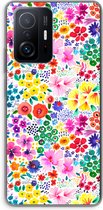 Case Company® - Xiaomi 11T Pro hoesje - Little Flowers - Soft Cover Telefoonhoesje - Bescherming aan alle Kanten en Schermrand