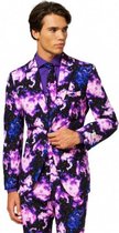 verkleedpak Galaxy Guy heren polyester paars mt 50
