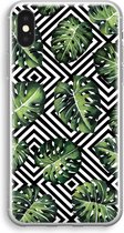 Case Company® - iPhone X hoesje - Geometrische jungle - Soft Cover Telefoonhoesje - Bescherming aan alle Kanten en Schermrand